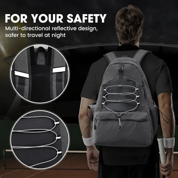 Tennis Backpack W/ Shoe Compartment