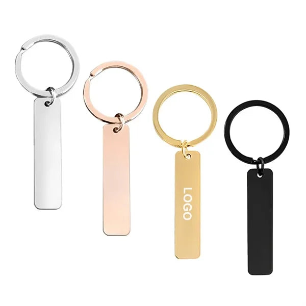 Customize Engrave Metal Inspirational Keychain