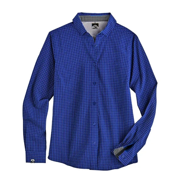 Storm Creek Women's Influencer Microplaid Woven Shirt