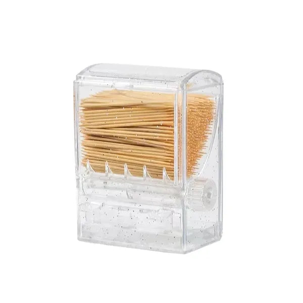 Transparent home toothpick bottle
