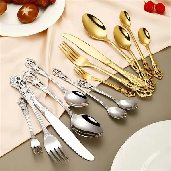 Stainless steel knife, fork and spoo Set