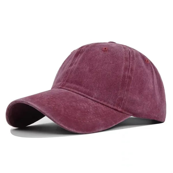 Washed Cotton Retro Baseball Caps & Six Panels Hat