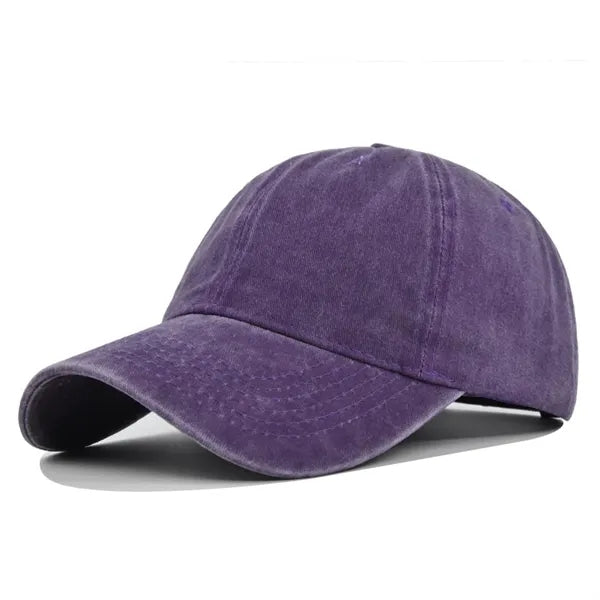 Washed Cotton Retro Baseball Caps & Six Panels Hat