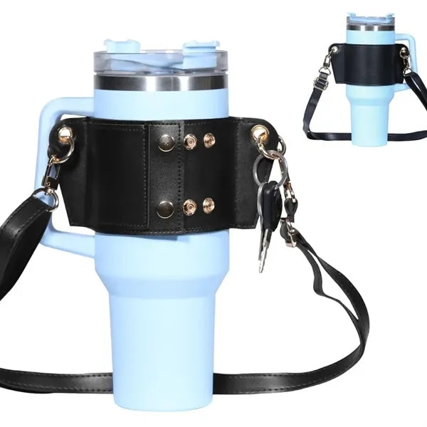 Tumbler Tote Water Bottle Holder with Strap