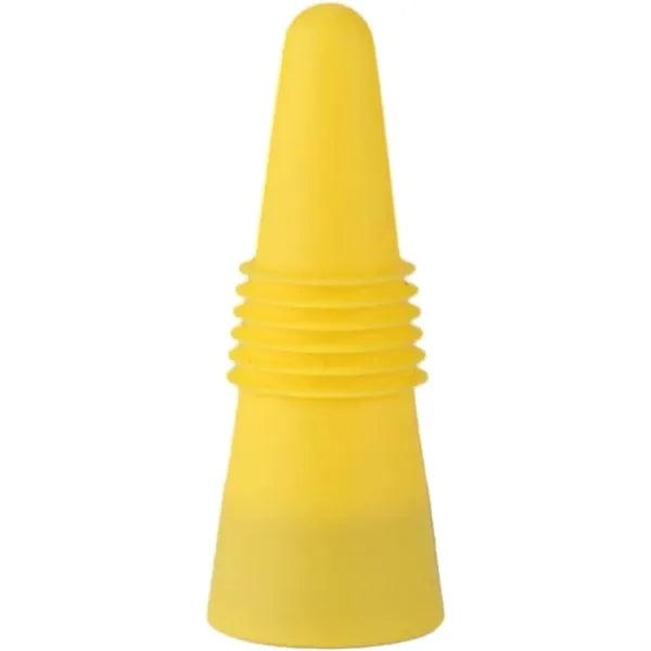 Silicone Wine Bottle Stopper With Metal Base