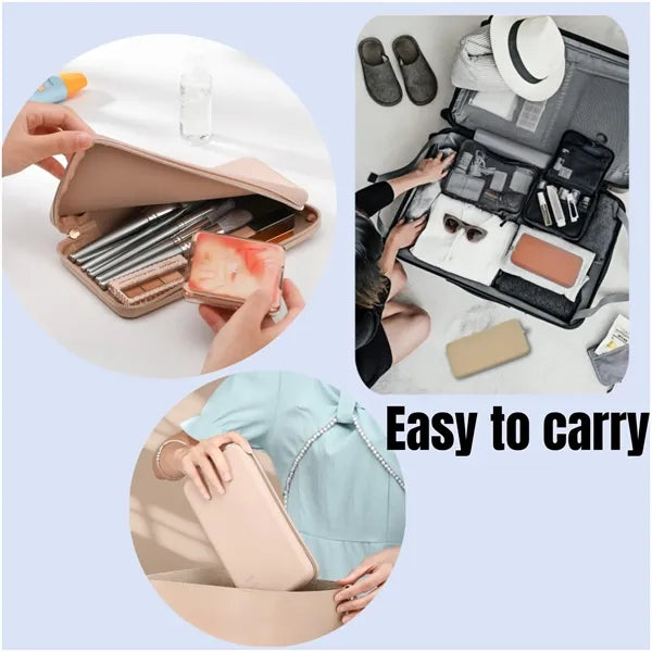 Silicone Zip Organiser Cosmetic Bag