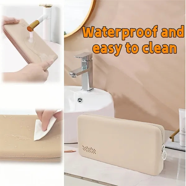 Silicone Zip Organiser Cosmetic Bag