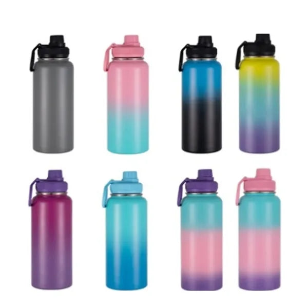 40 oz Stainless Steel Water Bottles W/ Magnetic Phone Holder