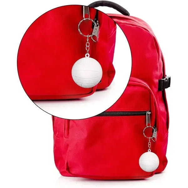 Volleyball/Star/Smile Face Stress Reliever Key Chain