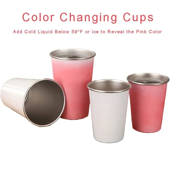 12oz Stainless Steel Color Changing Cups