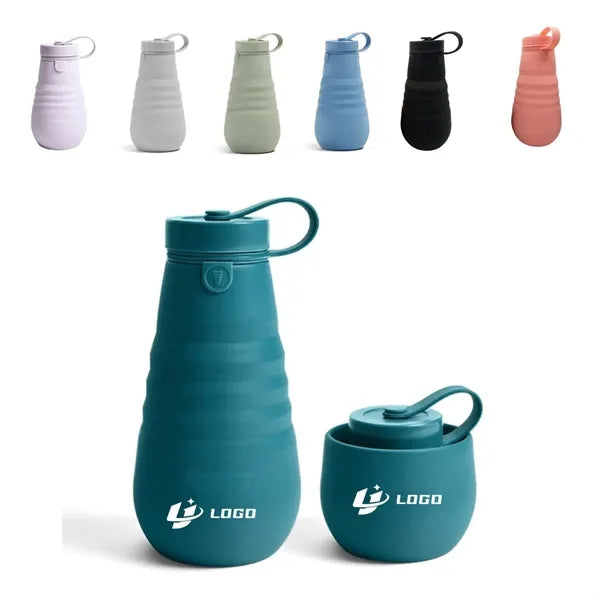 20oz Silicone Collapsible Water Bottles