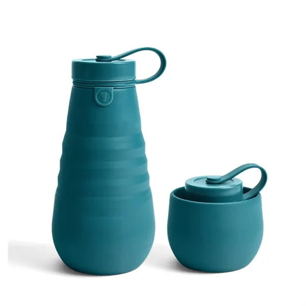 20oz Silicone Collapsible Water Bottles