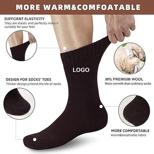 Warm Winter Thermal Thick Cushion Hiking Socks