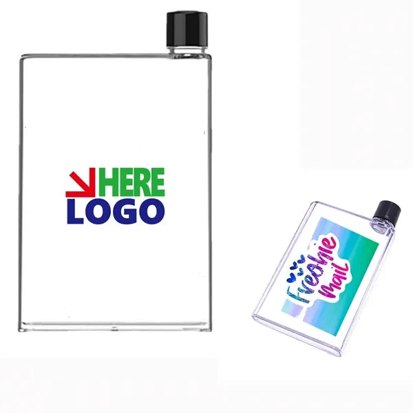 14oz.Portable Flat Water Bottle A5