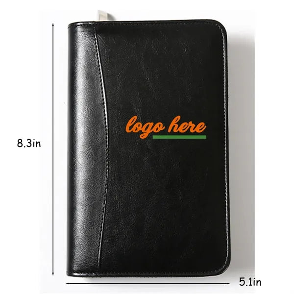 Multifunctional Zipper Loose-leaf Notebook With Calculator
