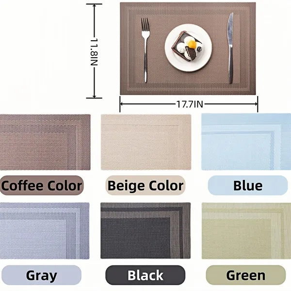 Kitchen table placemats