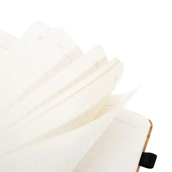 Eco Friendly Cork Gift Soft Wood Notebook Set with Pen