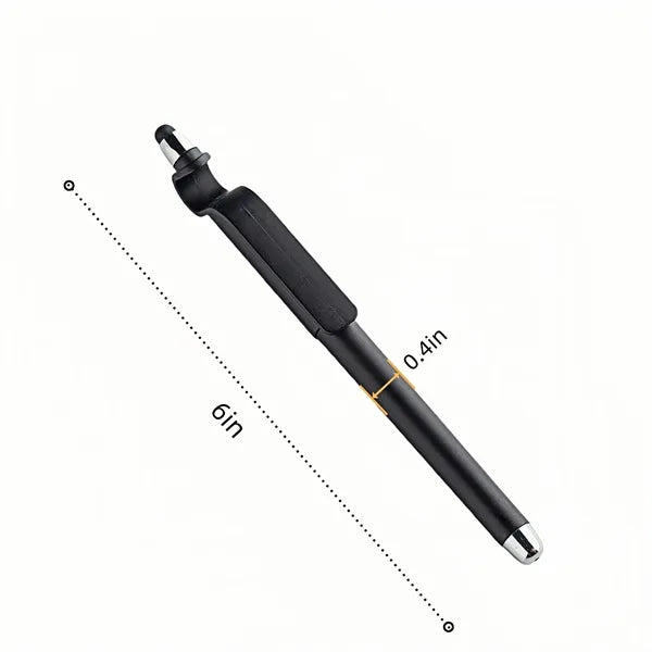 Neutral ink pen with cell phone holder