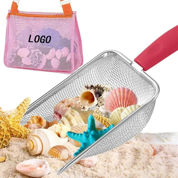 Beach Mesh Shovel With Bag
