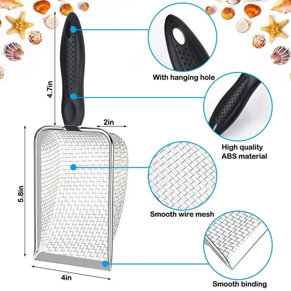 Beach Mesh Shovel With Bag
