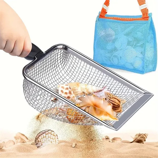 Beach Mesh Shovel With Bag