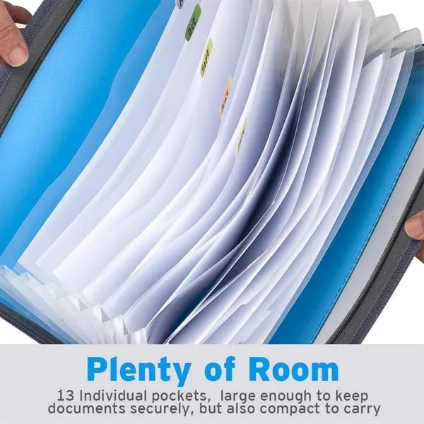 File Folder With Zipper