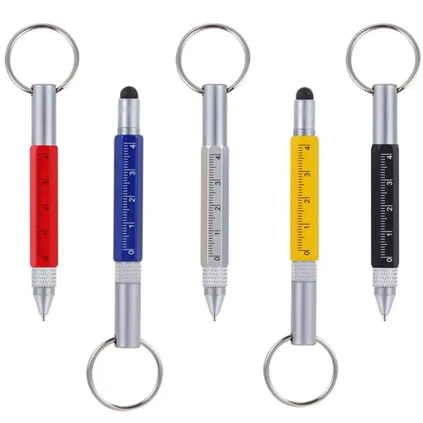 6 In 1 Multitool Tech Tool Key Ring Screwdriver Pen
