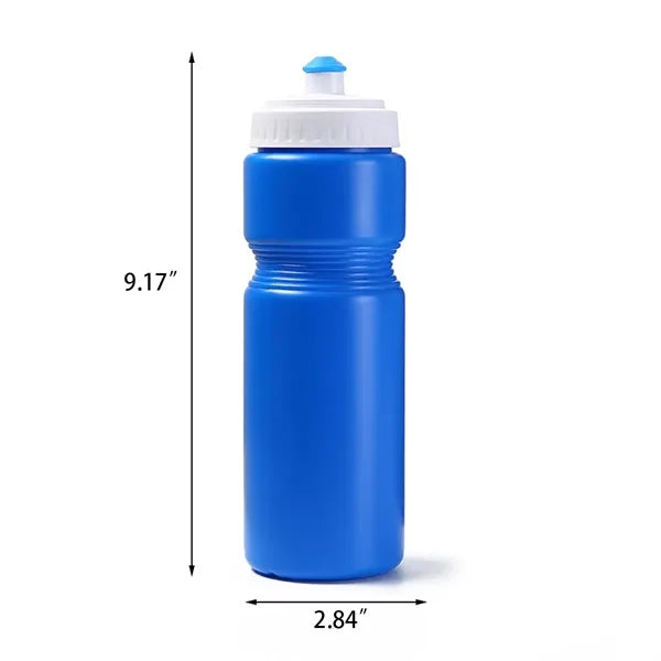 25oz. 28oz. Push Cap Plastic Outdoor Sports Water Bottles