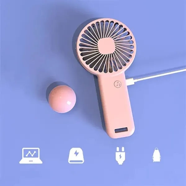 Handheld ABS Mini Portable Battery Operated Cooling Fan