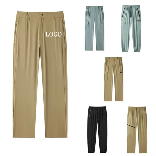 Lightweight Ice Silk Khaki Pants