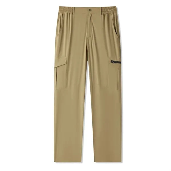 Lightweight Ice Silk Khaki Pants