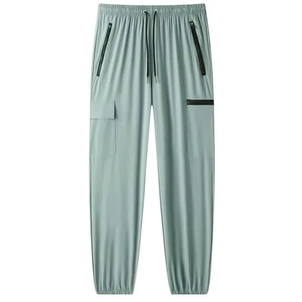 Lightweight Ice Silk Khaki Pants