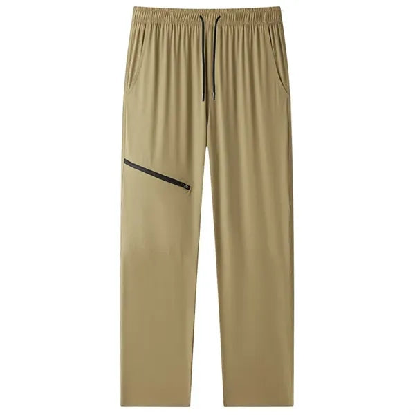 Lightweight Ice Silk Khaki Pants