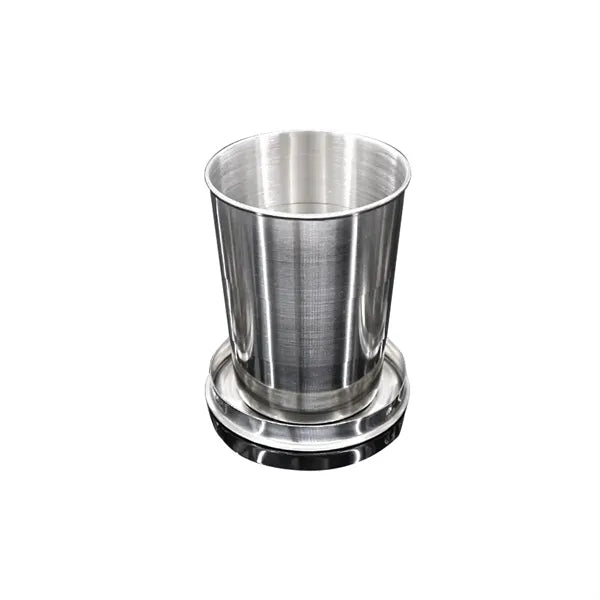 Outdoor Folding Stainless Steel Retractable Cup Key Ring