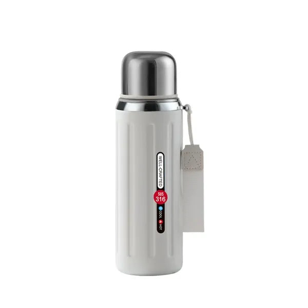 20 Oz Double Walled Vacuum Flask with Leakproof Cup Lid