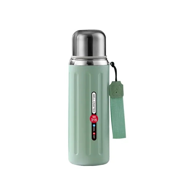 20 Oz Double Walled Vacuum Flask with Leakproof Cup Lid
