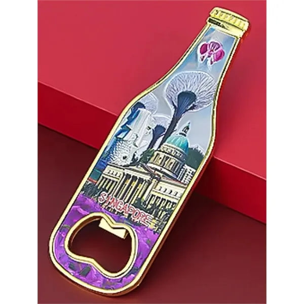Metal Beer Bottle Opener/Fridge Stickers