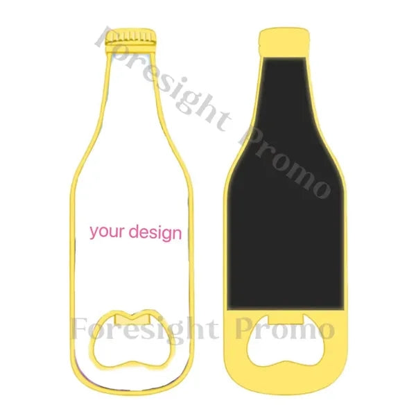 Metal Beer Bottle Opener/Fridge Stickers
