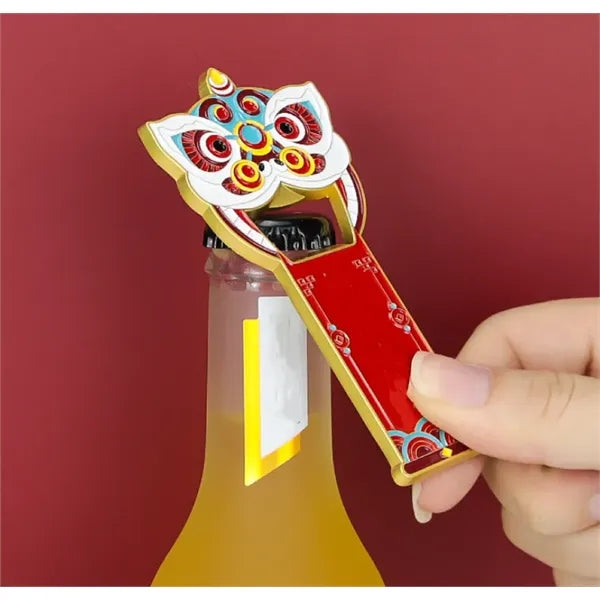 Metal Beer Bottle Opener/Fridge Stickers