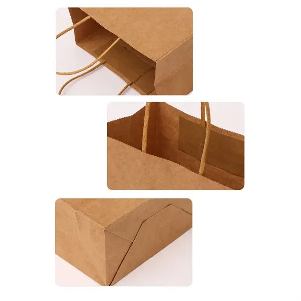 Multi-Size Paper Kraft Shopper Gift Bags
