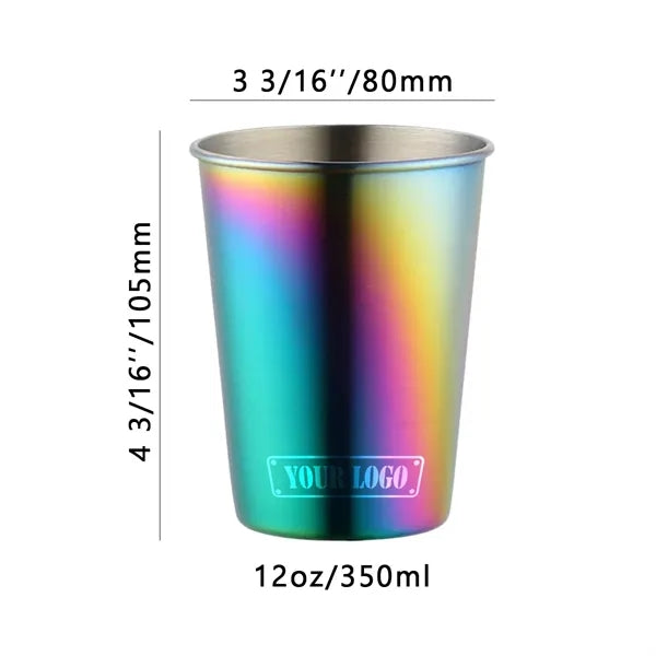 12 oz Stainless Steel Beer Cup