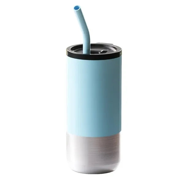 16 oz Insulated Tumbler with Straw