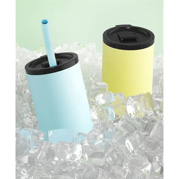 16 oz Insulated Tumbler with Straw