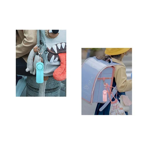 Women's 130dB Led Wolf Alarm Bag Chain
