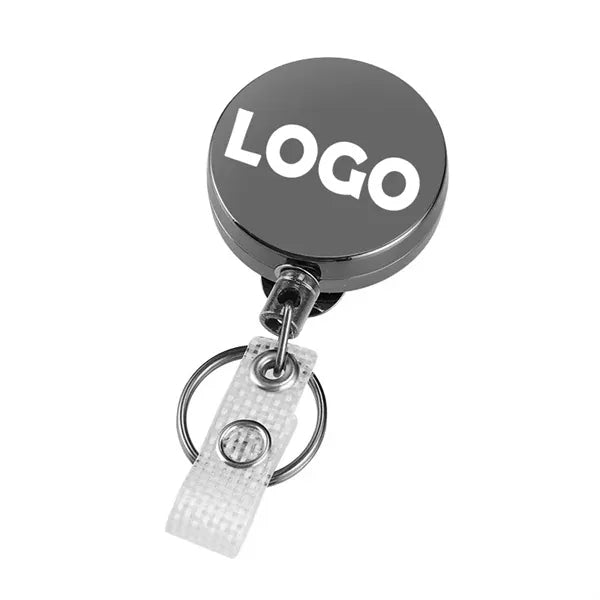 23 1/2" Heavy Duty Zinc Alloy Retractable ID Badge Holder