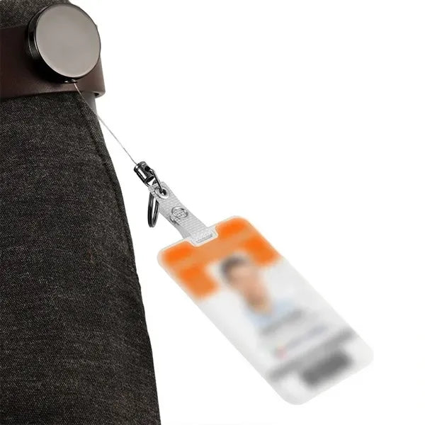 23 1/2" Heavy Duty Zinc Alloy Retractable ID Badge Holder