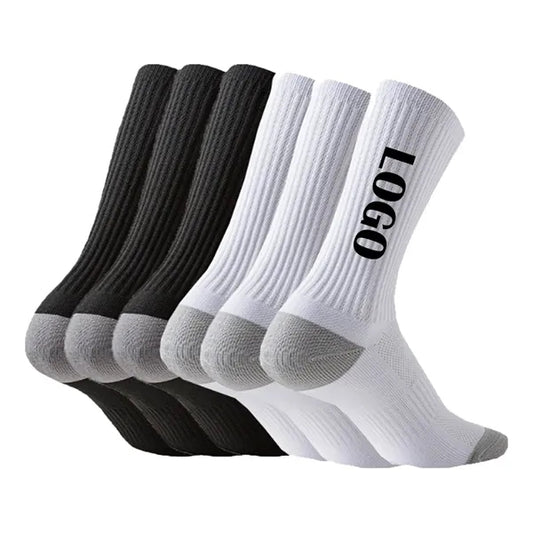 Men's Casual Sweat-wicking Adult Basketball Socks