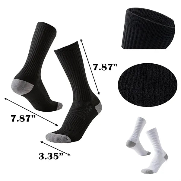 Men's Casual Sweat-wicking Adult Basketball Socks