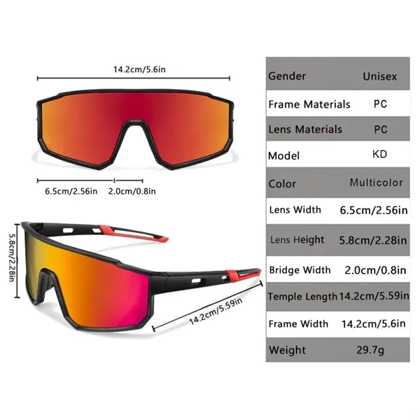 UV 400 Protection Polarized Sports Sunglasses