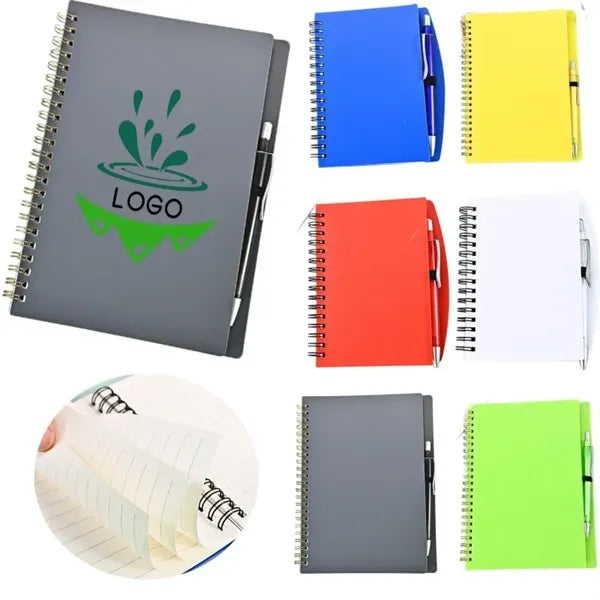 Eco Friendly Spiral Notebook and Pen